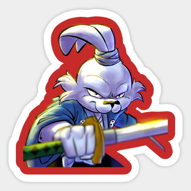 Yojimbo Sticker by Skywakko